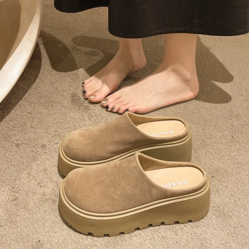 NTOZE Abrasion Resistant Closed Toe Slippers Women's-15