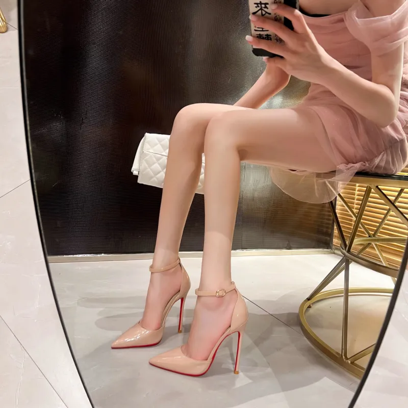 NTOZE Slim Heel High Heels Women's-17