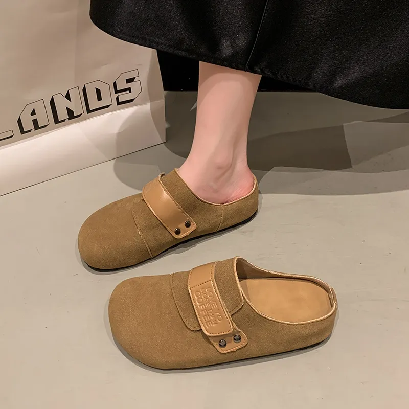 NTOZE Abrasion Resistant Slip Resistant Closed Toe Slippers Women's-13