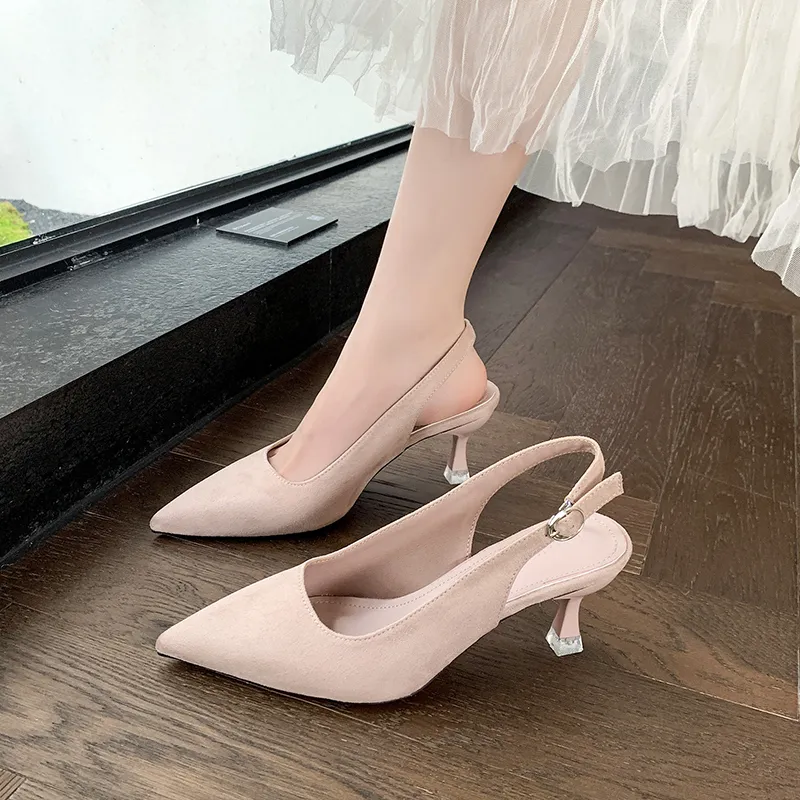 NTOZE Chunky Heel High Heels Women's-1