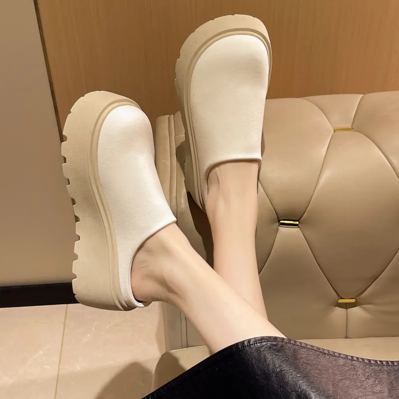 NTOZE Abrasion Resistant Closed Toe Slippers Women's-19
