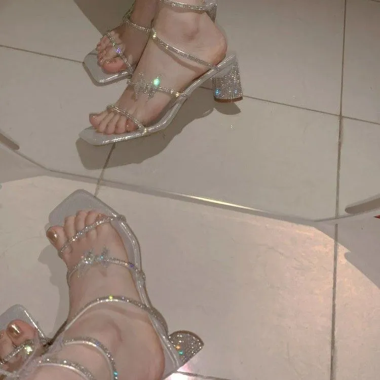 NTOZE Roman Sandals Women's Silver Gift Box Set-5