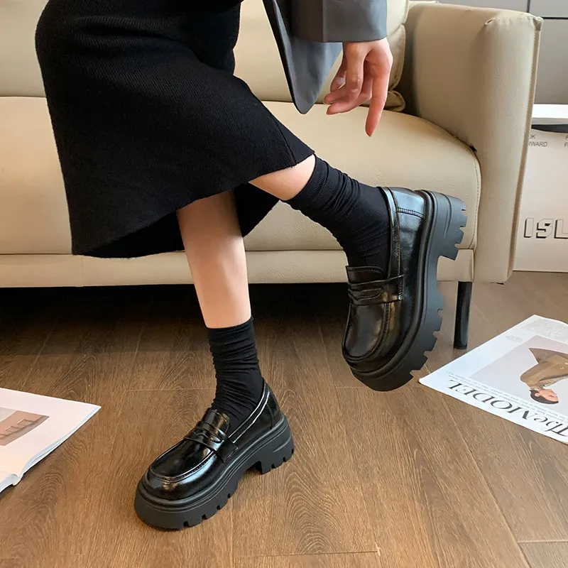 NTOZE Loafers Women's Black-3