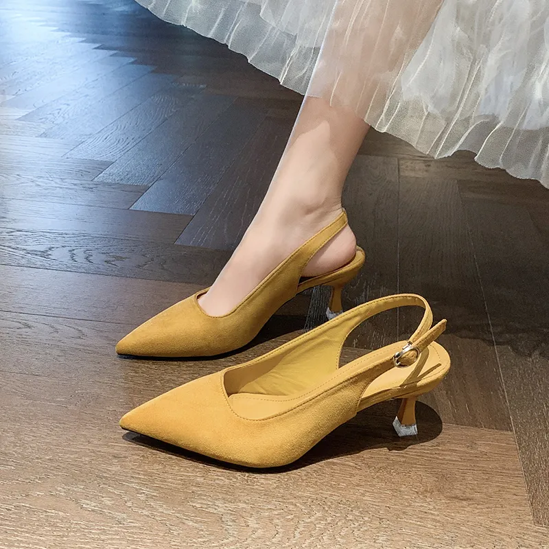 NTOZE Chunky Heel High Heels Women's-18