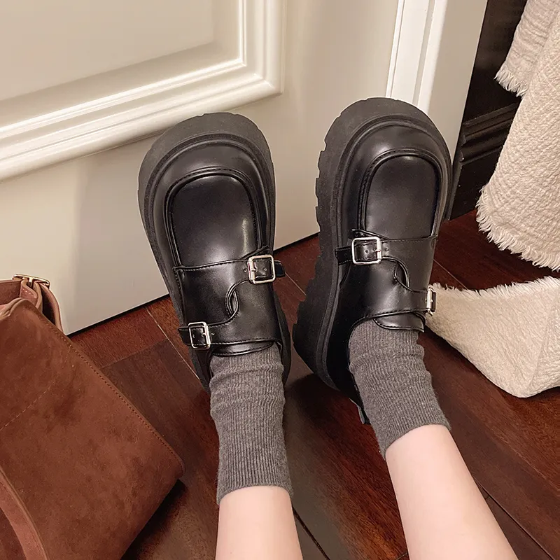 NTOZE Loafers Women's Black-5