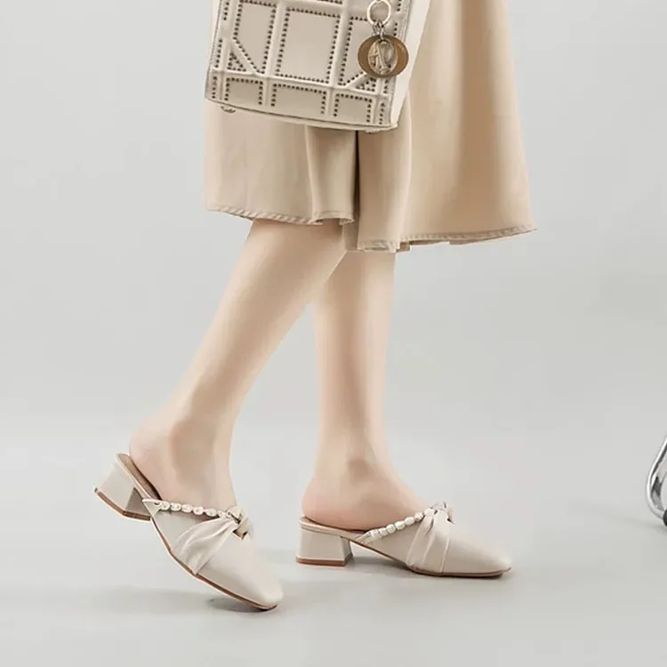 NTOZE Wrap toe Slippers Women's Beige Gift Box Set-1