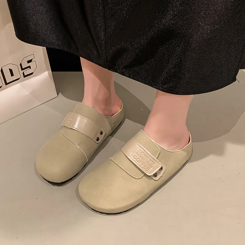 NTOZE Abrasion Resistant Slip Resistant Closed Toe Slippers Women's-23