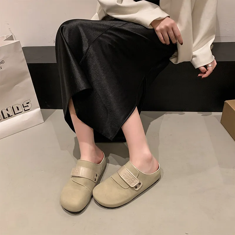 NTOZE Abrasion Resistant Slip Resistant Closed Toe Slippers Women's-24