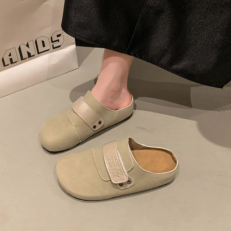 NTOZE Abrasion Resistant Slip Resistant Closed Toe Slippers Women's-22