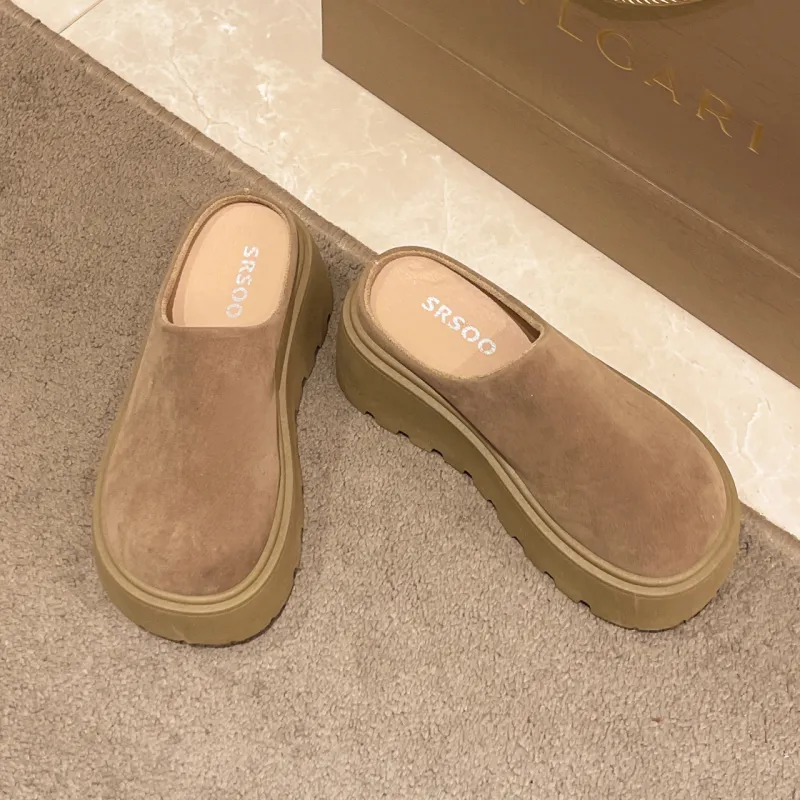 NTOZE Abrasion Resistant Closed Toe Slippers Women's-6