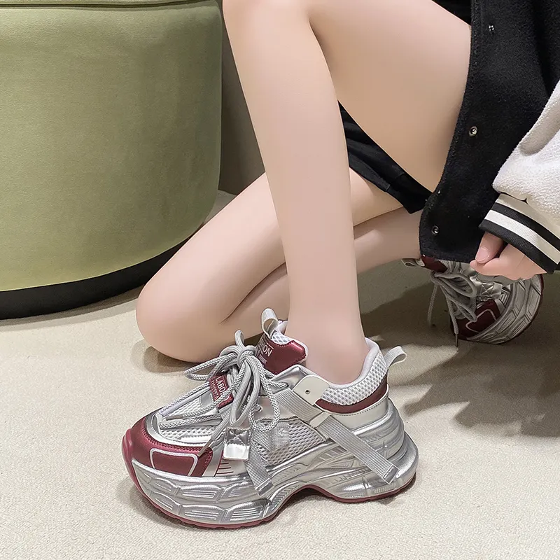 NTOZE Low Top Chunky Sneakers Unisex-9