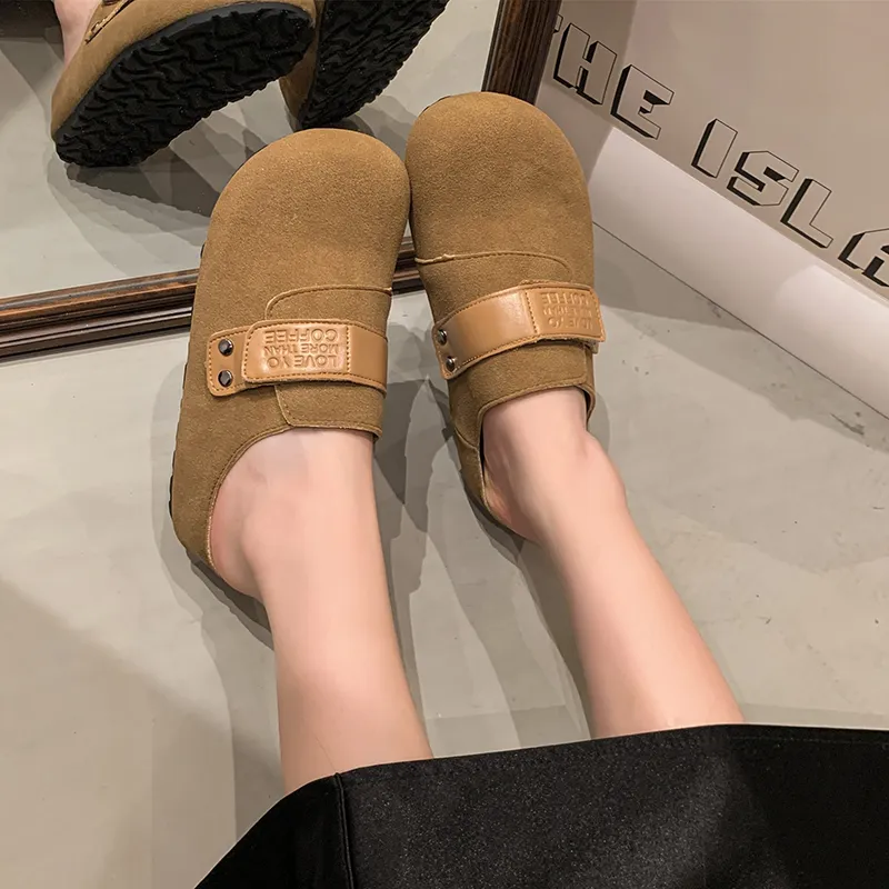 NTOZE Abrasion Resistant Slip Resistant Closed Toe Slippers Women's-12