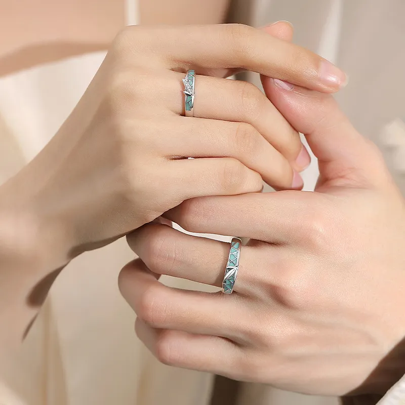 Old Fu Gold S925 Silver Rings Unisex-5