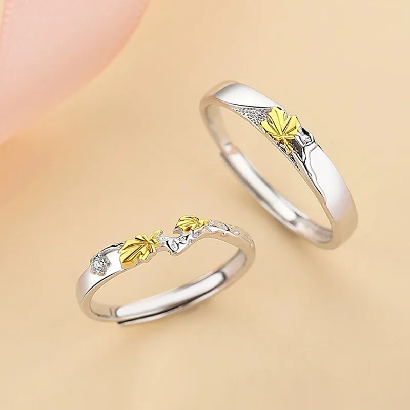Old Fu Gold S 999 Fine Silver Rings Unisex-3