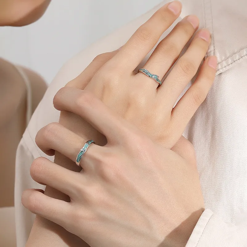 Old Fu Gold S925 Silver Rings Unisex-4