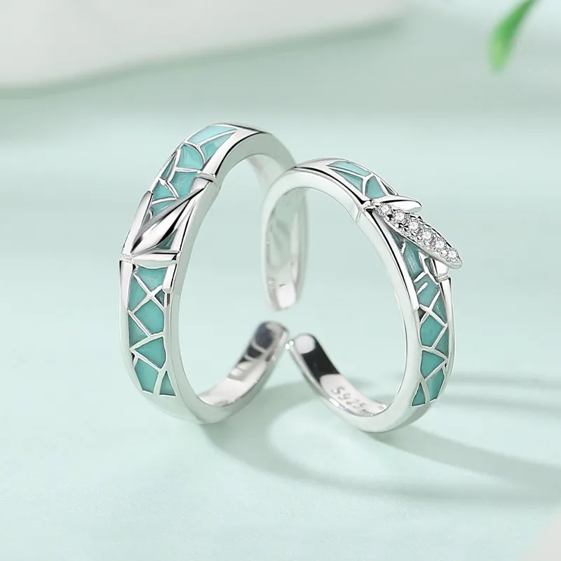 Old Fu Gold S925 Silver Rings Unisex-3