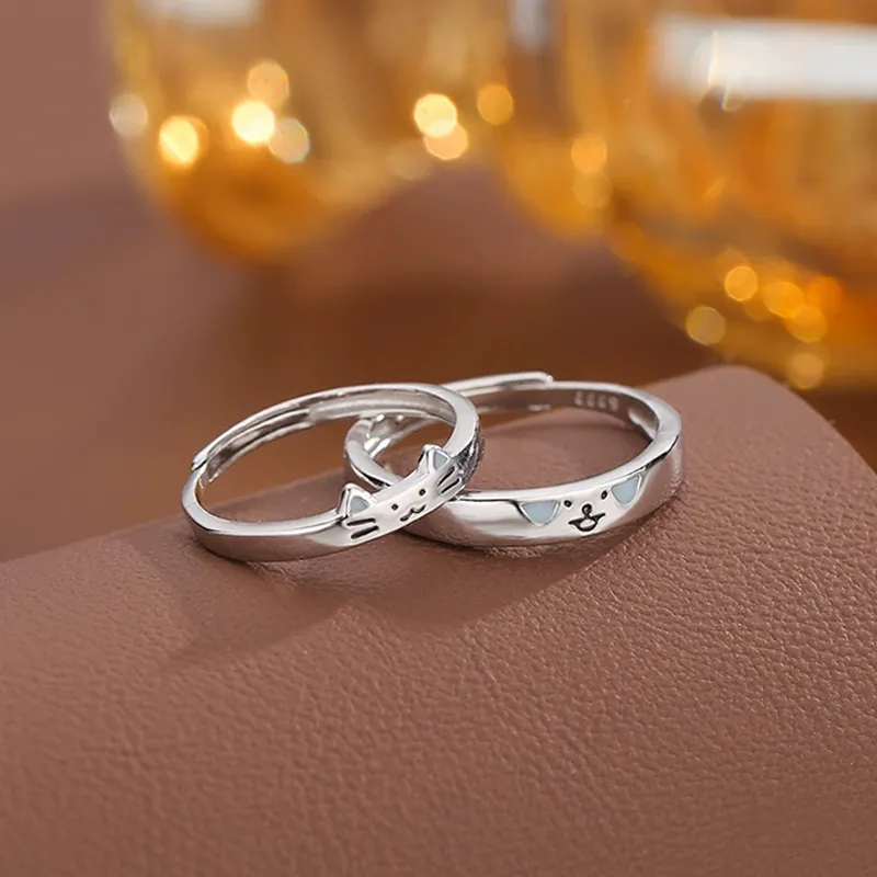 Old Fu Gold 999 Fine Silver Rings Unisex-1