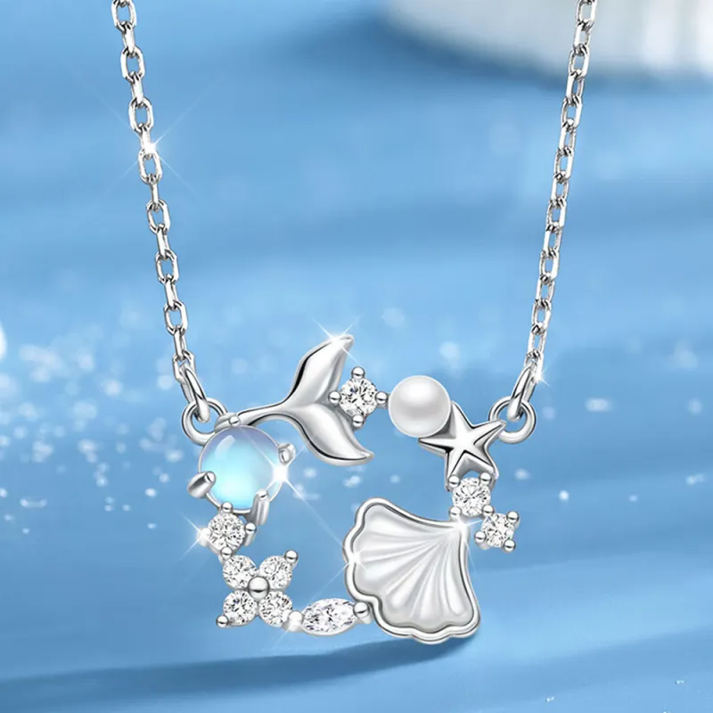 Old Fu Gold Silver Necklaces Women's-1