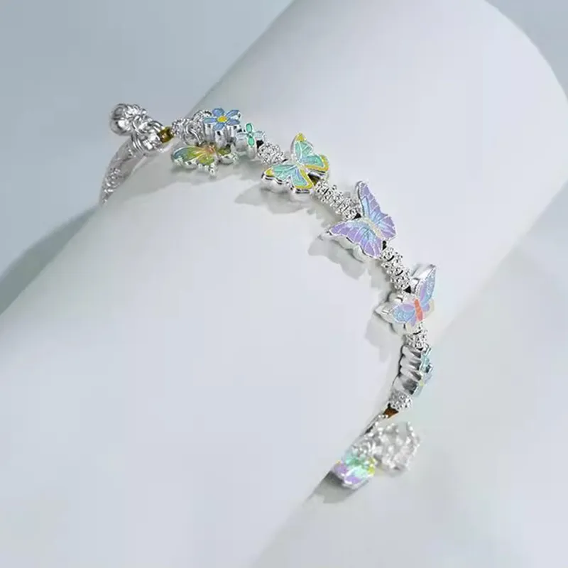 Old Fu Gold S925 Silver Bracelets Women's Gift Box Set-2