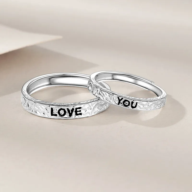 Old Fu Gold S999 Fine Silver Rings Unisex-1