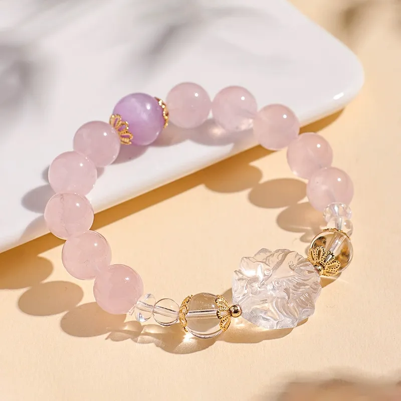 Old Fu Gold Crystal Bracelets Women's-2