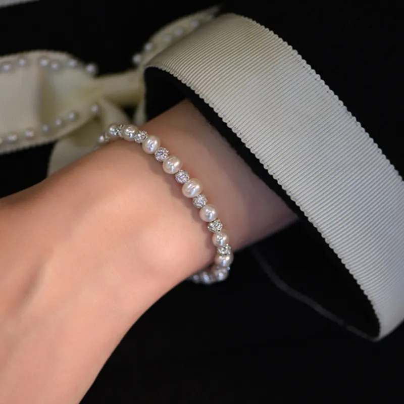 Old Fu Gold Pearl Bracelets Women's-2
