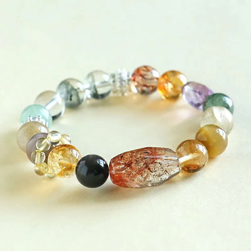 Old Fu Gold Crystal Bracelets Women's-1