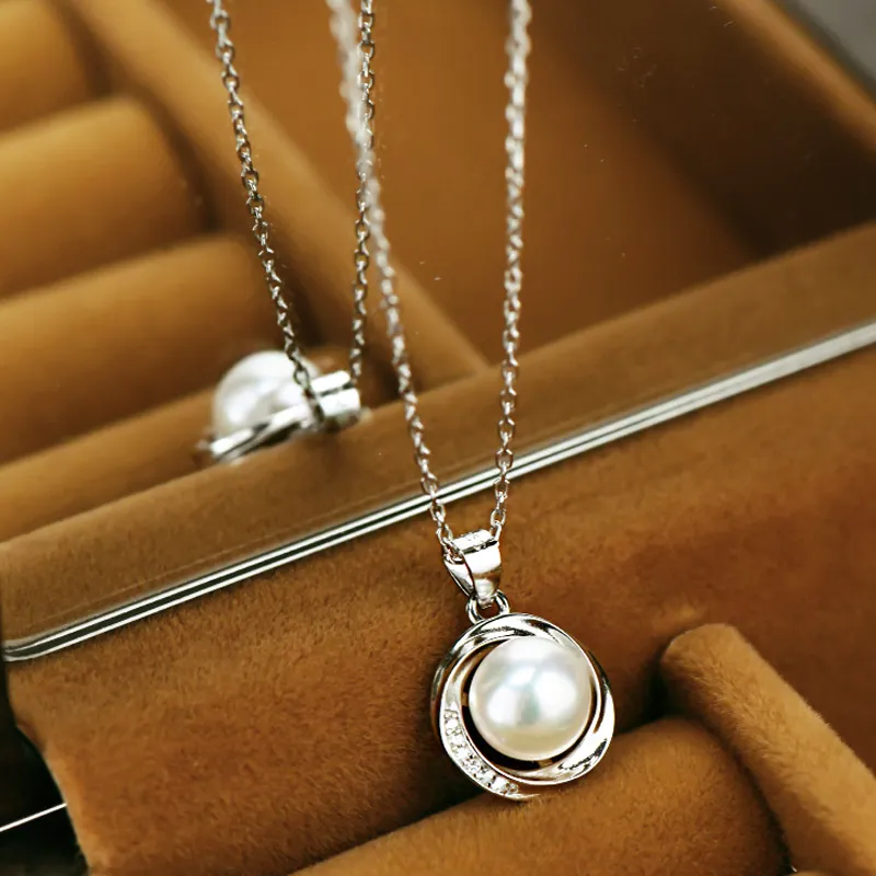 Old Fu Gold Pearl Necklaces Women's-1