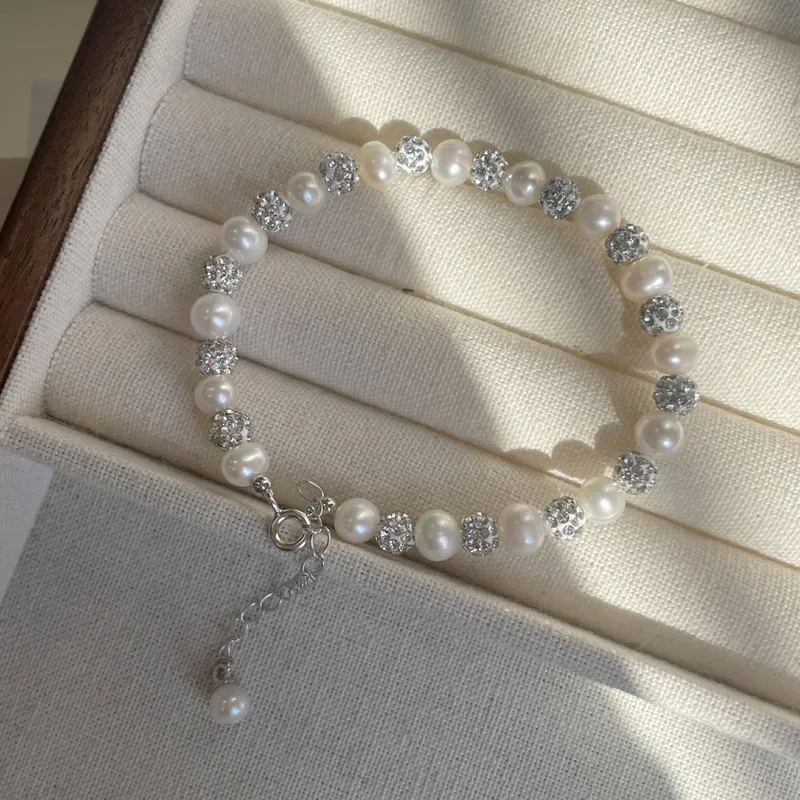 Old Fu Gold Pearl Bracelets Women's-1