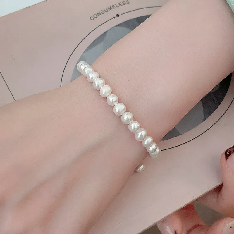 Old Fu Gold Pearl Bracelets Women's-1