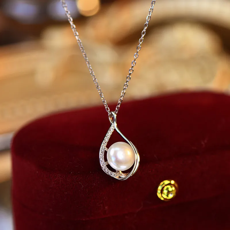 Old Fu Gold Pearl Necklaces Women's-4