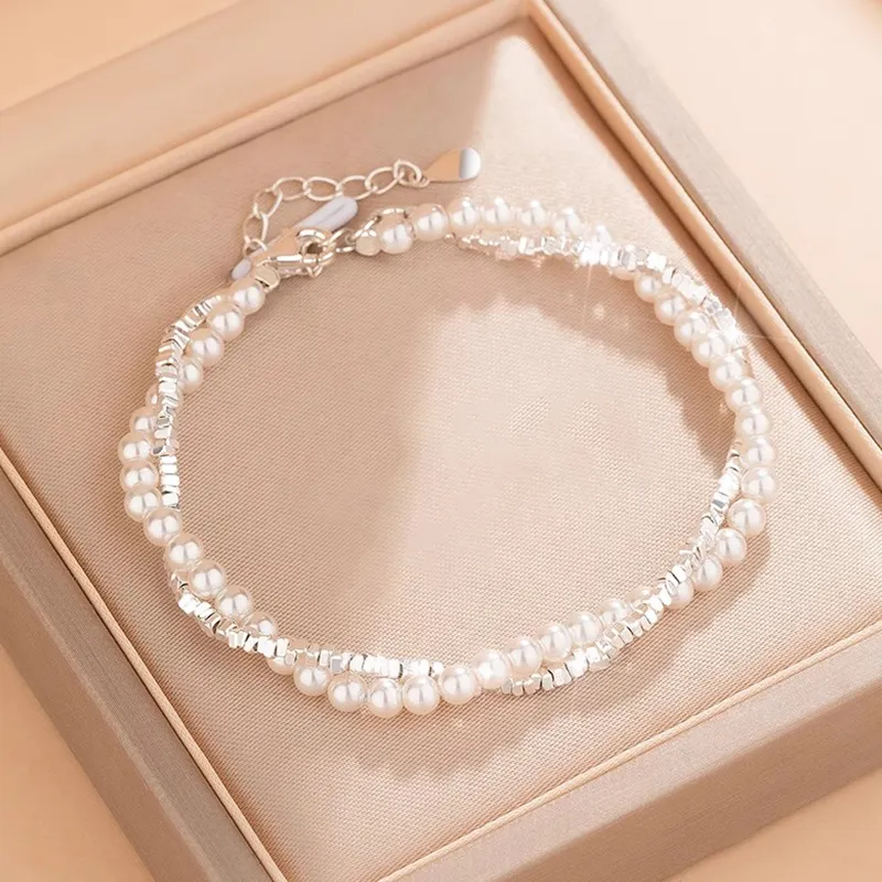 Old Fu Gold S925 Silver Bracelets Women's-1