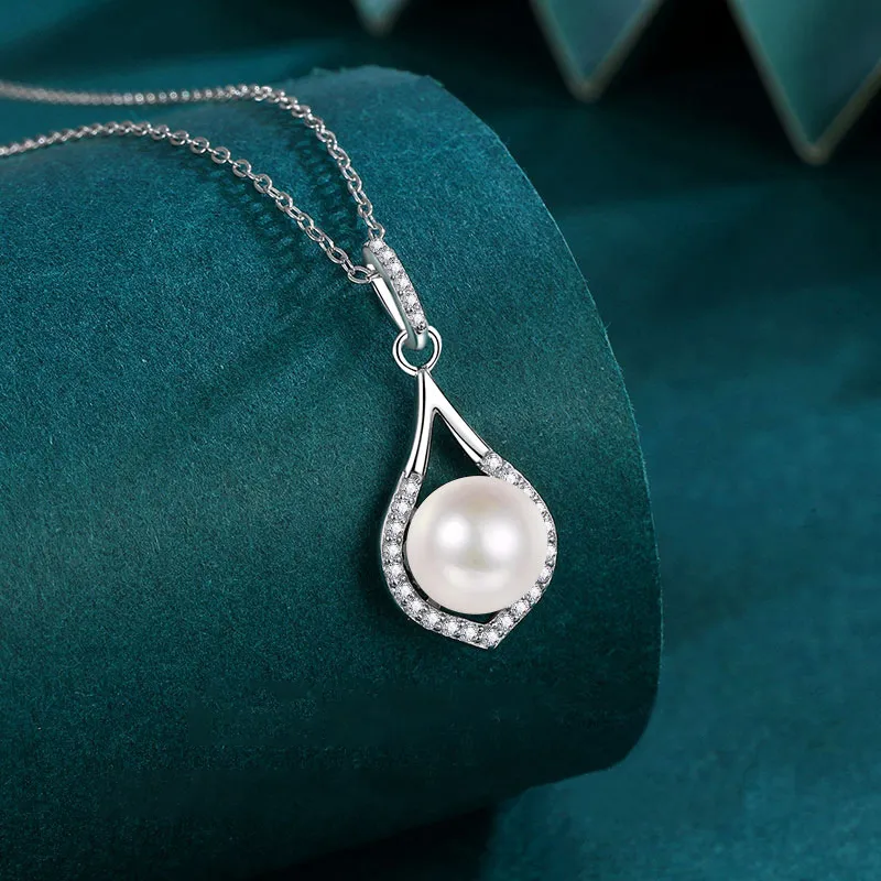 Old Fu Gold Pearl Necklaces Women's-3