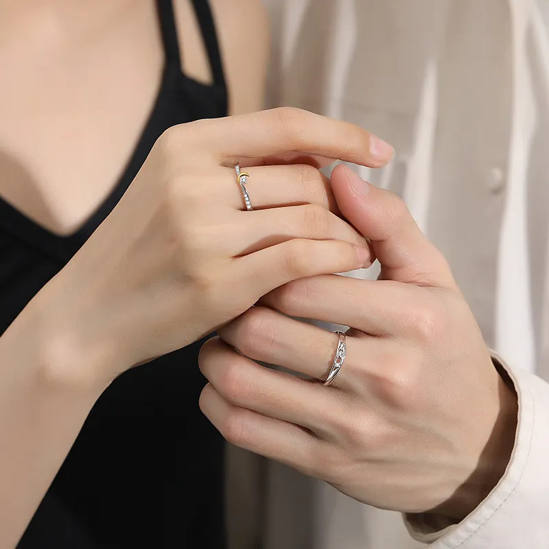 Old Fu Gold S925 Silver Rings Unisex-4