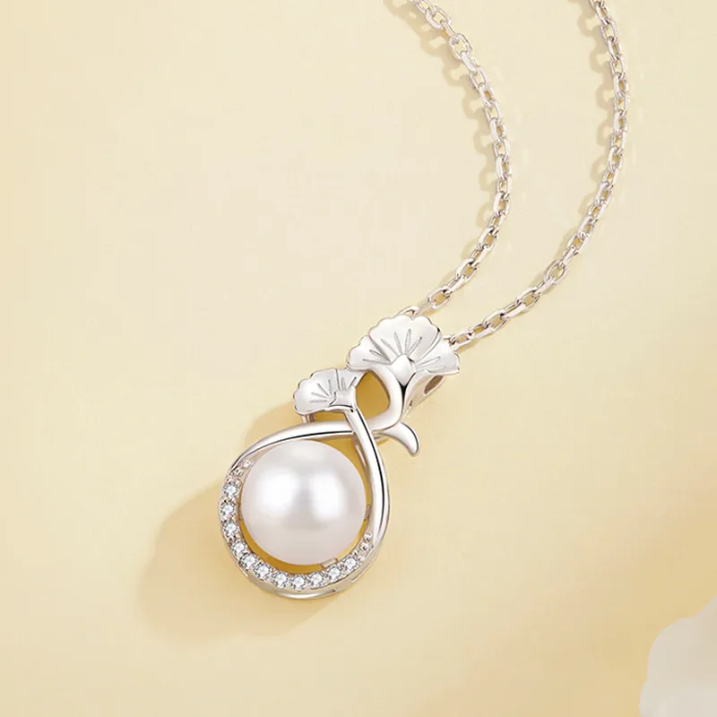 Old Fu Gold S925 Silver Necklaces Women's-3