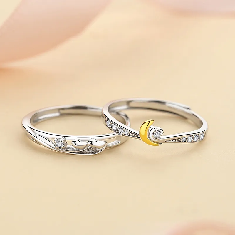Old Fu Gold S925 Silver Rings Unisex-1