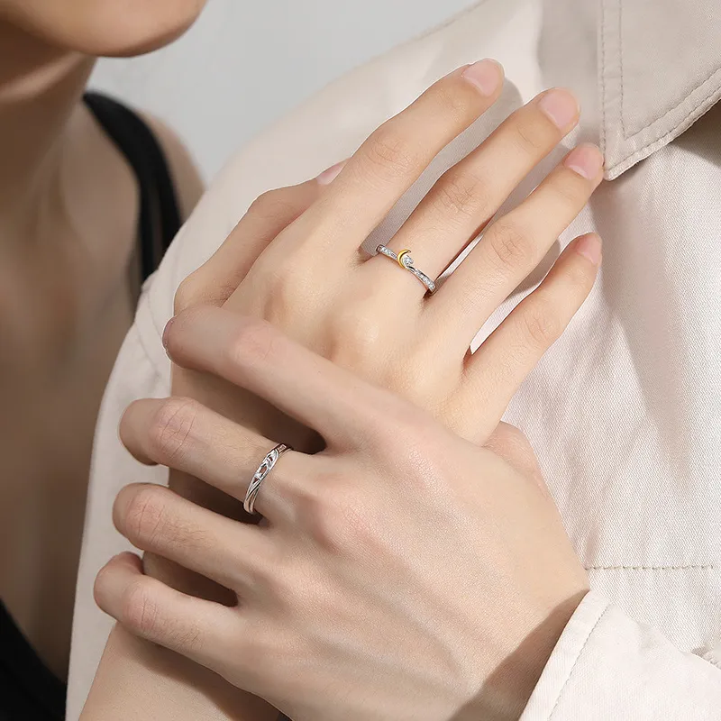 Old Fu Gold S925 Silver Rings Unisex-5