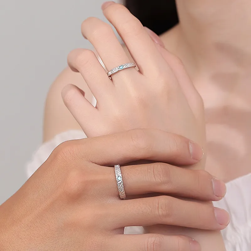Old Fu Gold S999 Fine Silver Rings Unisex-4