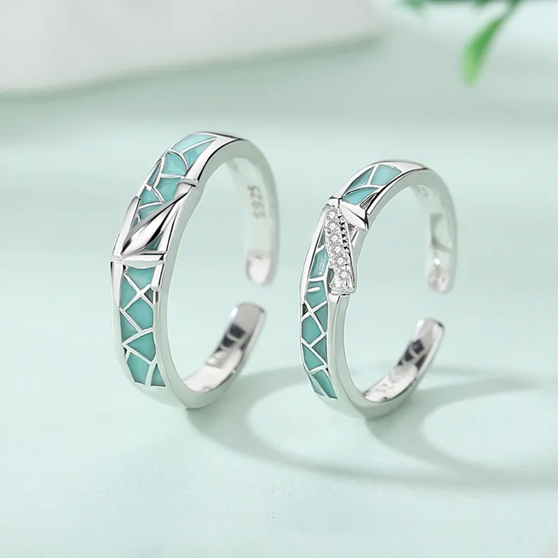 Old Fu Gold S925 Silver Rings Unisex-2