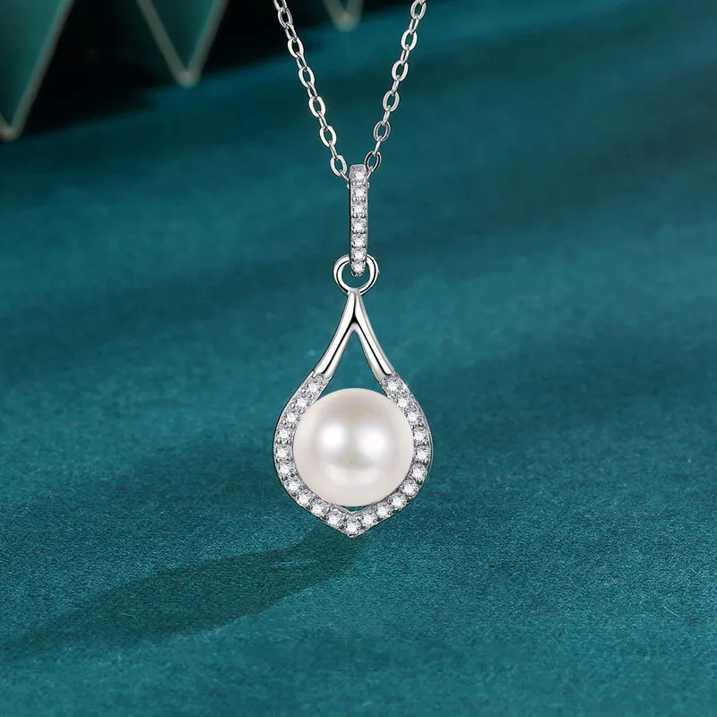 Old Fu Gold Pearl Necklaces Women's-4