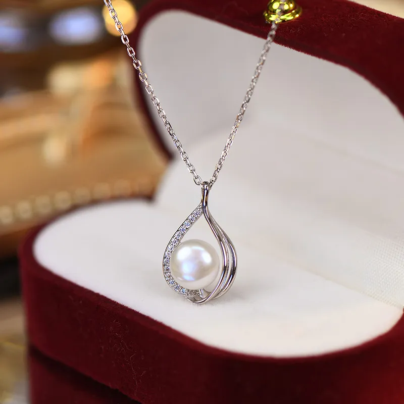 Old Fu Gold Pearl Necklaces Women's-3