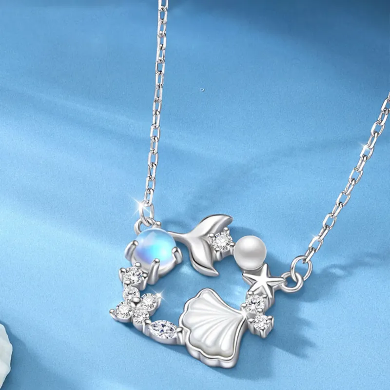 Old Fu Gold Silver Necklaces Women's-2