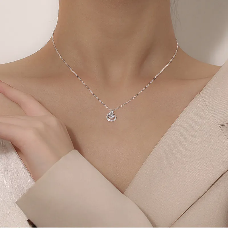 Old Fu Gold 999 Fine Silver Necklaces Women's-5