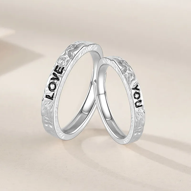 Old Fu Gold S999 Fine Silver Rings Unisex-3