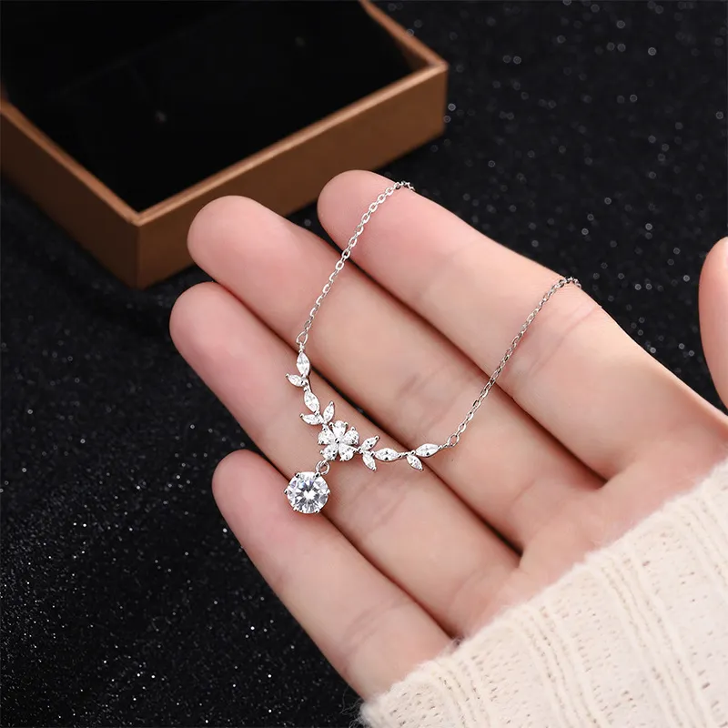 Old Fu Gold S925 Silver Necklaces Women's-1