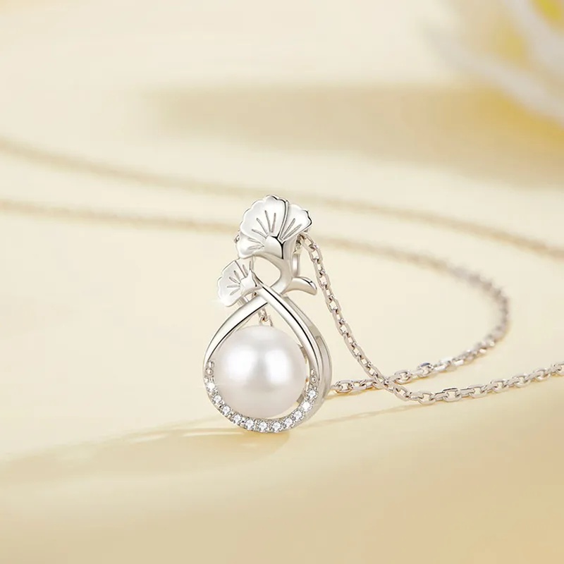 Old Fu Gold S925 Silver Necklaces Women's-2