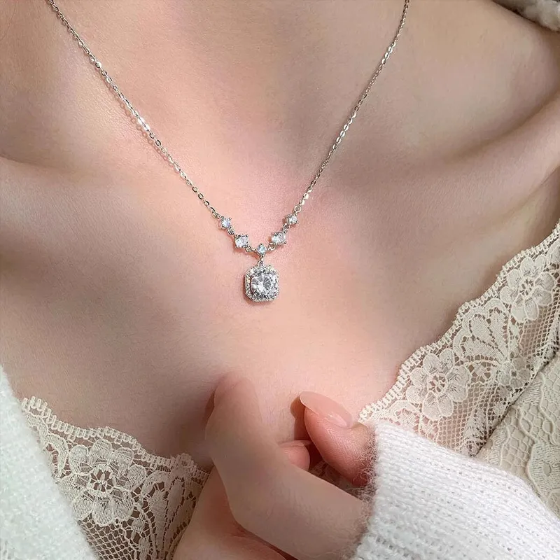 Old Fu Gold S925 Silver Necklaces Women's-3