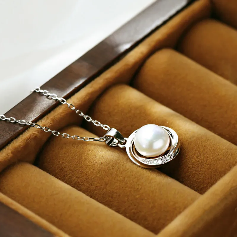 Old Fu Gold Pearl Necklaces Women's-5