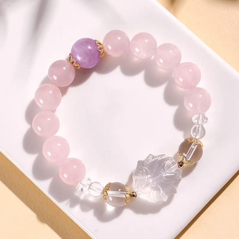 Old Fu Gold Crystal Bracelets Women's-4