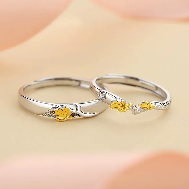 Old Fu Gold S 999 Fine Silver Rings Unisex-1